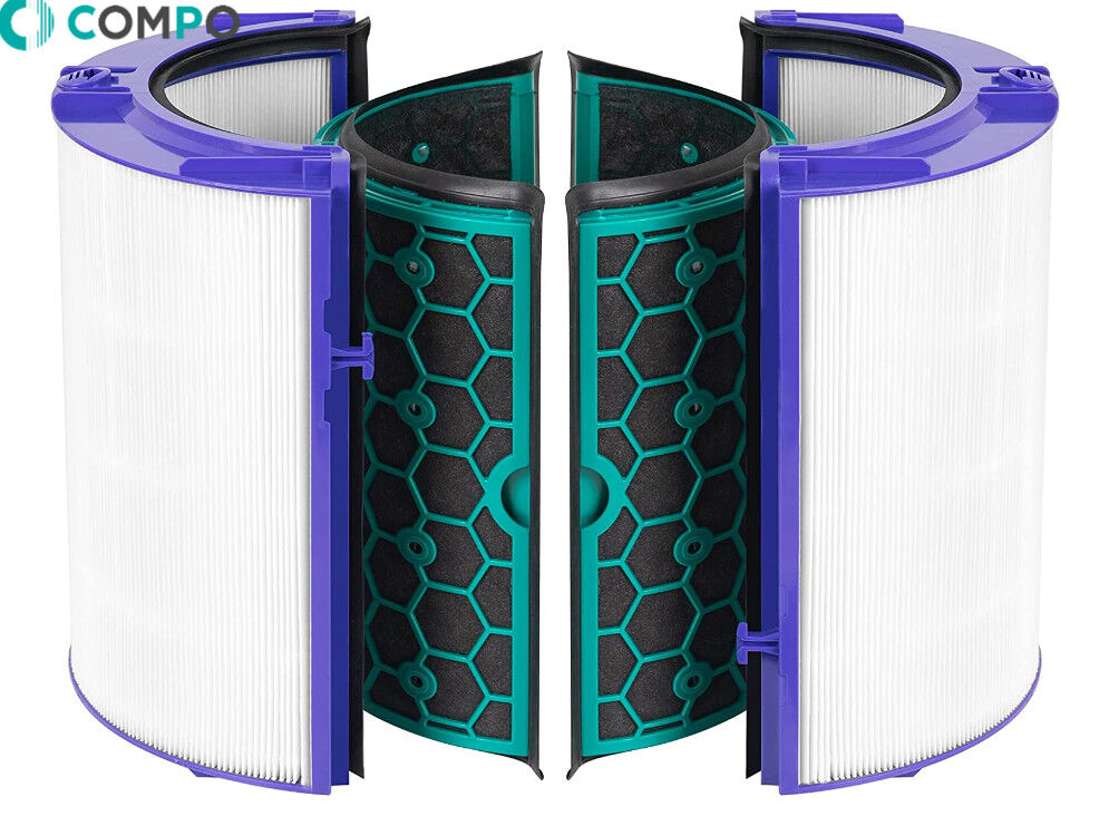 H13 HEPA Activated Carbon Air Purifier Filter Replacement For Dyson Tp04