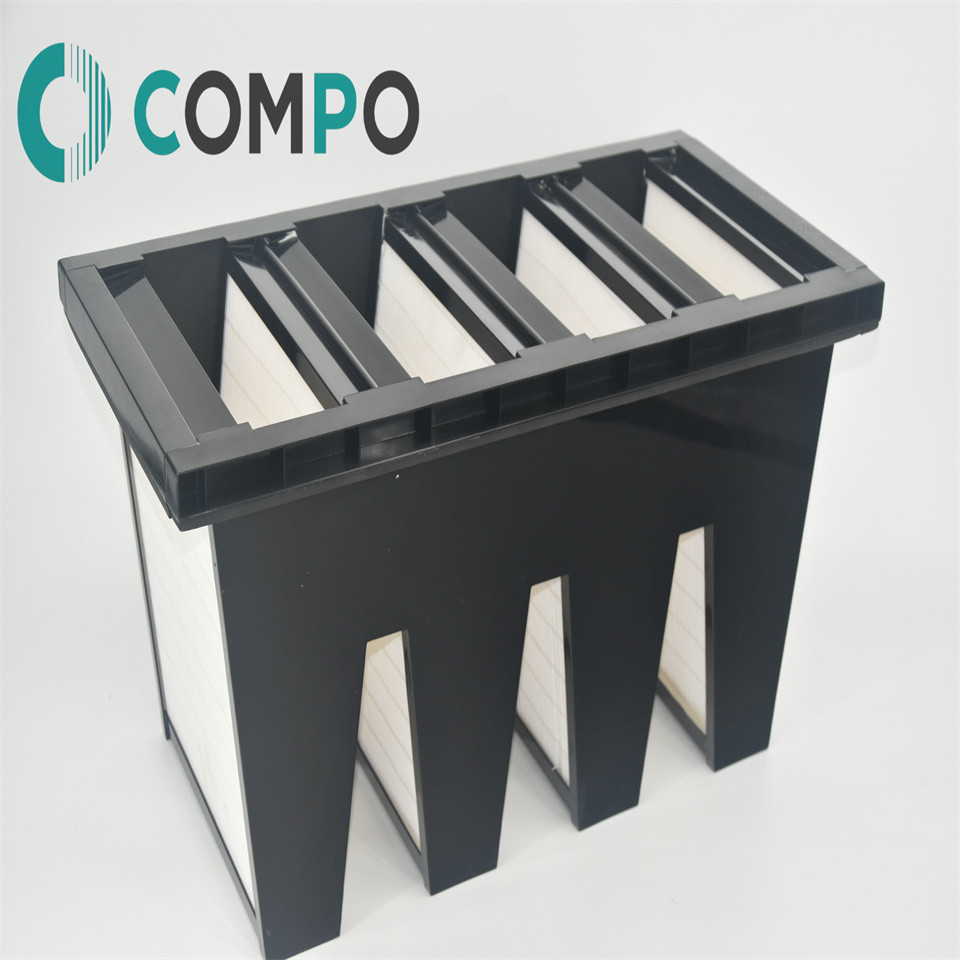Filter Module Subassy W Type Sub-HEPA Air Filter for HVAC AHU Systems - ABS Frame